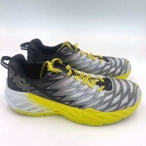 Hoka One One Clayton 2 Mens Running Shoes Yellow White Black 1014774 Size 11.5
